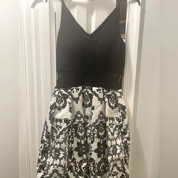 short dress for black tie event Strapless Navy Blue Tie Front Short Dress – Ohmollydress main image 0